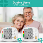 Automatic Wrist Blood Pressure Monitor  Bp Cuff Heart Rate Machine