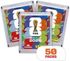 Panini Fifa World Cup 2026 Official Sticker Box     50 Packs  350 Stickers Us