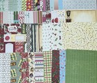 Mixed Lot Christmas Scrapbook Paper Lot Photo Play 12x12 Kit Stickers Lot Of 104