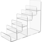 Acrylic 6-tier Wallet Display Stand Organizer Jewelry Glasses Makeup Holder New