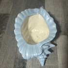 Large Vintage Atlantic Mold Ceramic Conch Sea Shell Planter Vase Beach Decor W2