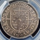 Very Scarce Briot Silver 1631-32 England Shilling Charles I S-4854   Pcgs Vf20