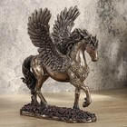 Cold Cast Bronze Divine Pegasus Winged Horse Figurine Home Decorative Collection