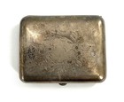 Antique Imperial Russian 84 Zolotnik Silver Cigarette Case Snuff Box