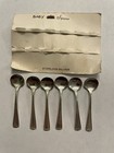 Sterling Silver   925  Flatware Set Of 6 Baby Spoons Antique - 0 7oz 