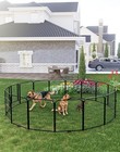 24-40 In 8-16 Panels Heavy Duty Metal Pet Dog Playpen Kennel Exercise Fence Cage