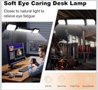 Nuerpo Led Desk Lamp With Clamp adjustable Swing Arm Desks Lamps For Home Office