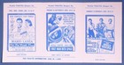 1952 First Man Into Space Movie Handbill Trifold Plaza Theatre Glasgow Ky B6s3