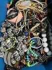 Jewelry Lot Of 5 Lbs Wearable Broken Mixed Craft Tangled Repurpose Junk Up Cycle