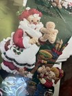 Bucilla Christmas Cookies Felt Stocking Kit 18  Santa Elf Gingerbread 86106