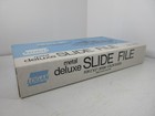 Vintage Logan Metal Deluxe 2x2    35mm Slide File  215 Holds 750 Ready Mount New