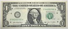 2021 Ink Smear Error Federal Reserve Note One Dollar Bill Unc  U s  Paper Money
