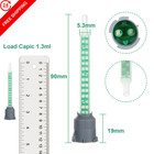 Laniakea 50 Pcs 3 5 Inch Epoxy Mixing Nozzle Tip For Adhesive Inch  Green