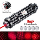 Power 650nm Red Laser Pointer Adjustable Visible Dot Light   Battery