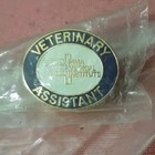 Vintage Veterinary Assistant Pima Medical Institute Gold Tone Enamel Lapel Pin