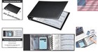7 Ring Check Binder  3-on-a-page Business Checkbook Holder  500 Checks Capacity 