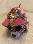 Ty Beanie Teeny Stackable Yappy Sequin Chihuahua Dog Puppy Toy Nwt 4x2   