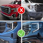 Front Bumper Air Duct Fog Light Drl Turn Signal Lamp For 2022-26 Gmc Sierra 1500
