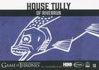 New Game Of Thrones The Great Houses Base Set Card Number 13 House Tully Sigil