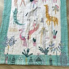 Anthropologie Paper   Cloth Safari Kids Quilt 38    By 50   