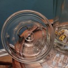 Vintage Indiana Glass Mercantile Pharmacy Apothecary Jar W  Domed Lid Home Decor
