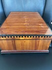 Large Antique Wooden Sewing Box - Eox N5