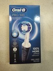 Oral-b Pro 500 Black Rechargeable Toothbrush 2 Modes 30 Second Quadrant Timer