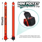 6ft Scuba Surface Marker Buoy With Pouch And 100ft Reel Set High-visibility Divi