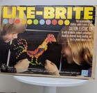 Vtg Lite Brite Hasbro 5455 Style 03 W Box 30  New Pages 364 Pegs 2 Bulbs Works 