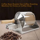 Coffee Bean Roaster 1 Pound Roasting Machine Nuts Home Coffee Shop Wooden Handle