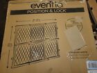 Evenflo Position And Lock Farmhouse Pressure Mount Gate - Dark Wood