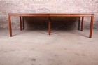 Edward Wormley For Dunbar Janus Collection Walnut Extension Dining Table
