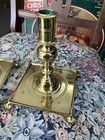 Vtg Virginia Metalcrafters Pair Brass Candlesticks Williamsburg Matching Cw16-5
