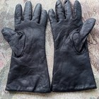 Gates Xl Women s Leather Cashmere Lined Gloves Longer Black Elegant Lambskin