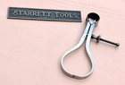 Rare antique Starrett No 76 Thread Calipers W square Legs  3 0    Size   Capacity 