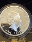 2021 Great Britain Queen   s Beasts Completer 1 Oz  Silver Proof Coin Box   Coa