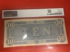 1864 Confederate States  10 T-68 Civil War Currency Pmg 35 Choice Vf Csa Note