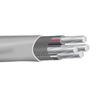 6-6-6-6 Aluminum Ser Service Entrance Cable Pvc Jacket Gray  55 Amp  600v