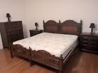 Antique Walnut Rococo King Bedroom Suite