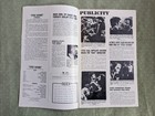 The Cycle Savages Vintage Original Pressbook 1969 12 Pages Complete No Cuts