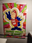 Vintage 1972 Bud Man Poster  Neon Peace Budweiser Beer