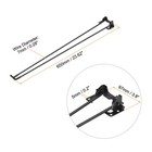 4pack Foldable Furniture Legs 24  Metal Folding Hairpin Table Legs