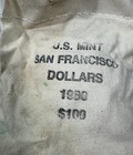 1980-s Sealed Sealed Bag Sba Dollars  100 Face