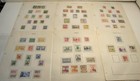 80  Old Republica De Colombia Postage Stamps Collection Hinged On Album Pages
