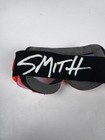 Smith Squad Snow Goggles Neon Orange Red Mirror Lens Ski Snowboard