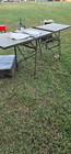 Orthopedic Equipment Co Green Foldable Portable Metal Military Feild Table 96x32