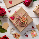 Juvale Kraft Paper Gift Tags With Jute Twine String  Blank Merchandise Price Han