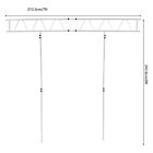 7x8ft Stage Dj Light Stand T-bar Light Truss Stand System  Trussing Dj Booth Kit