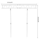 Light Truss Stand System - Trussing Dj Booth Kit Lighting Stage T-bar For 4light