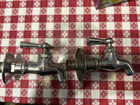 Antique Vintage  Faucet Hot   Cold Handles